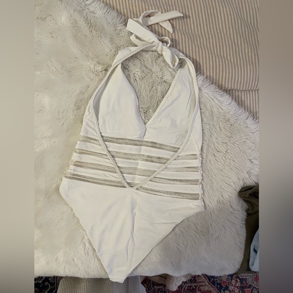 Tularosa white one piece swimsuit. Size medium. - Picture 3 of 3